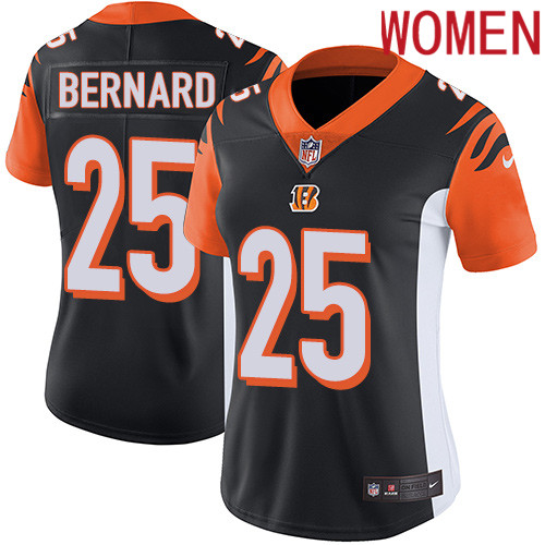 2019 Women Cincinnati Bengals #25 Bernard black Nike Vapor Untouchable Limited NFL Jersey